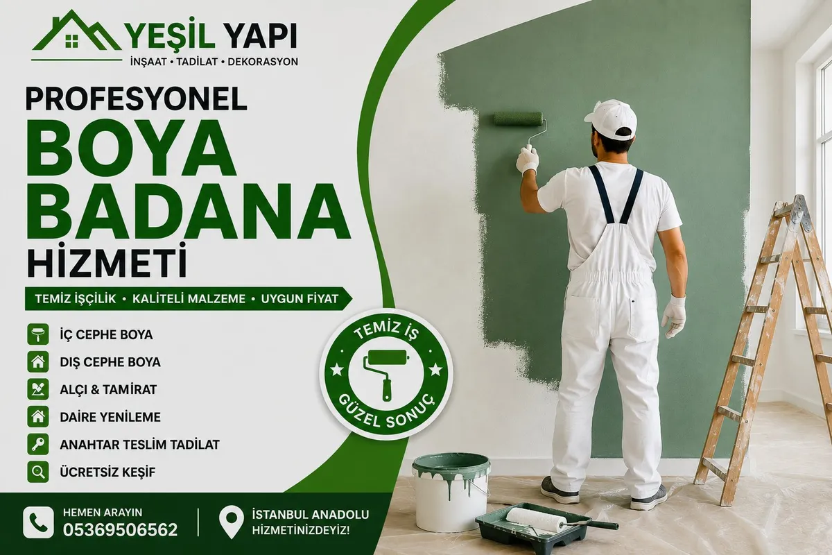 Profesyonel Boya Badana Hizmeti | Temiz İşçilik & Uygun Fiyat