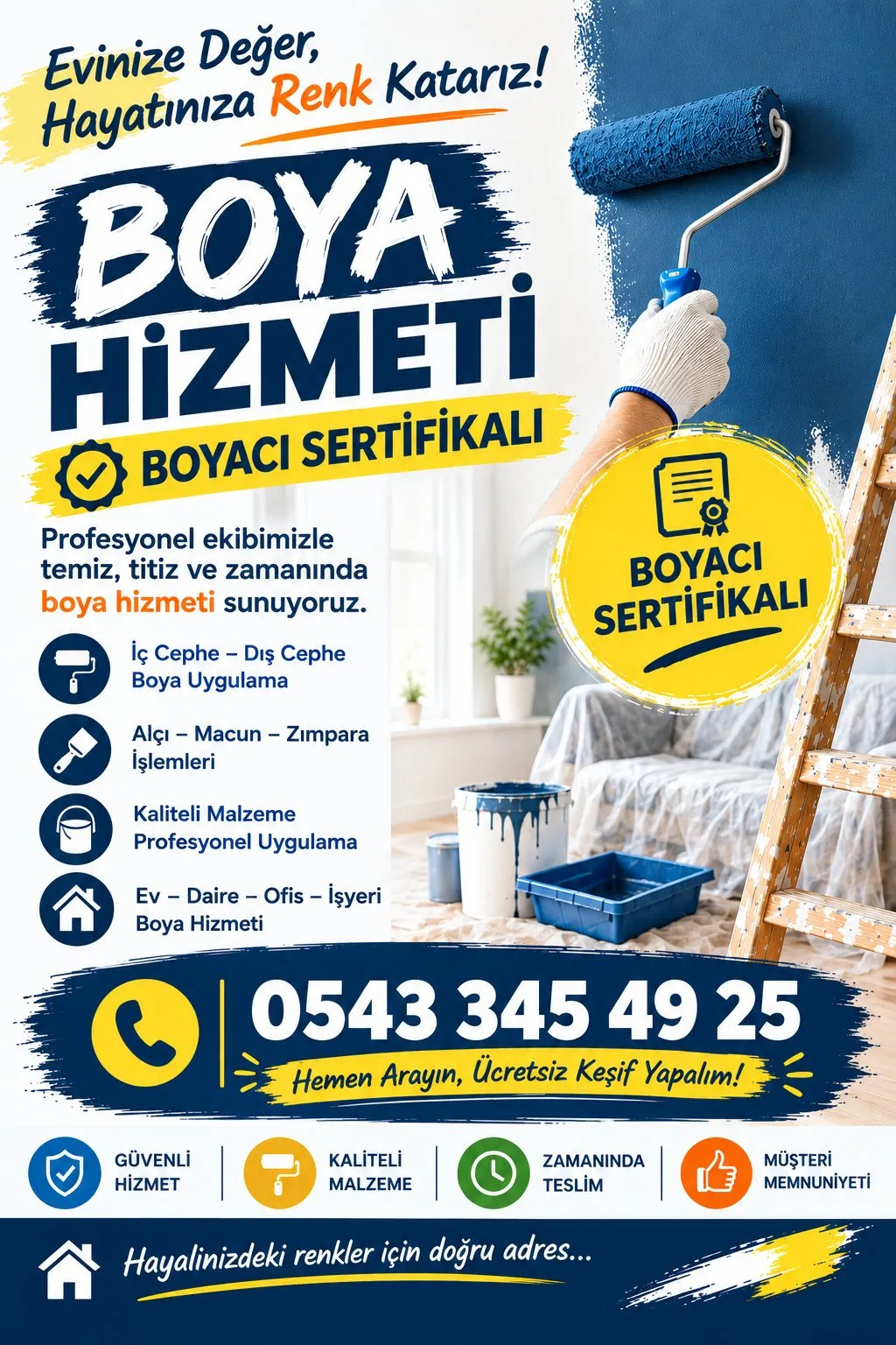 Ankara Hafta Sonu Boya Badana – Temiz ve Titiz İşçilik
